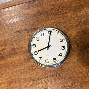 IKEA stainless steel PUGG clock - barely used